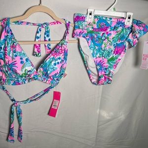 Lilly Pulitzer 2 piece swimsuit